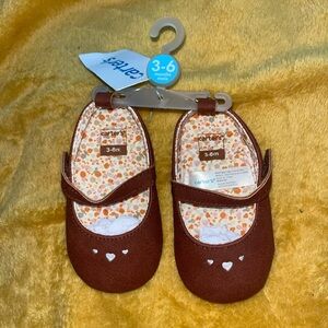 NWT Carter’s Baby Doll Brown 3-6m